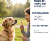 Training Tips for Dogs with Hearing Loss: Effective Communication