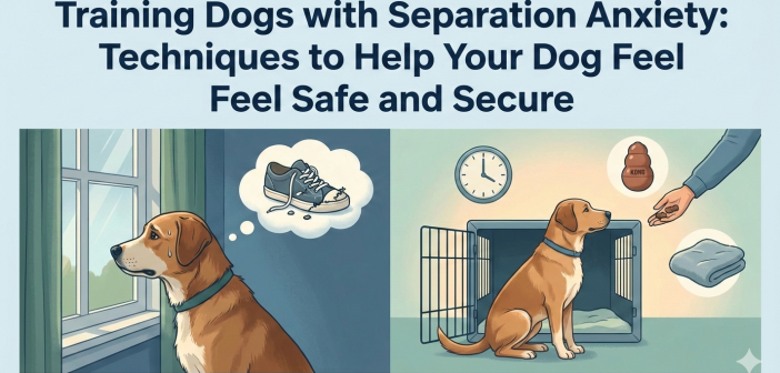 Training Dogs with Separation Anxiety: Techniques to Help Your Dog Feel Safe and Secure